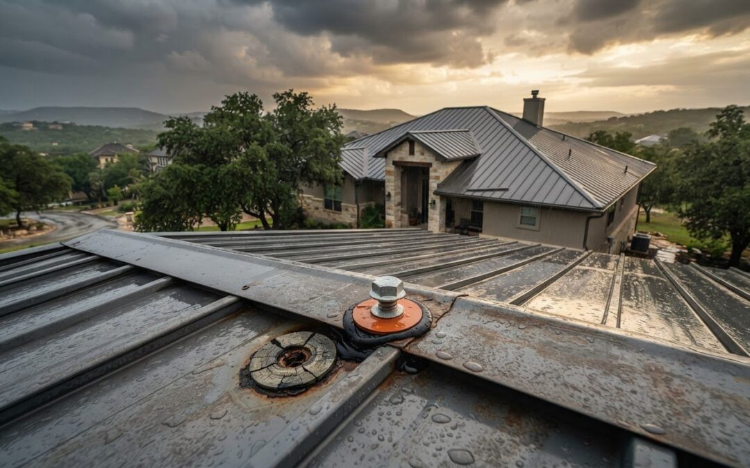 How to Stop a Metal Roof From Leaking Around Screws in Kyle